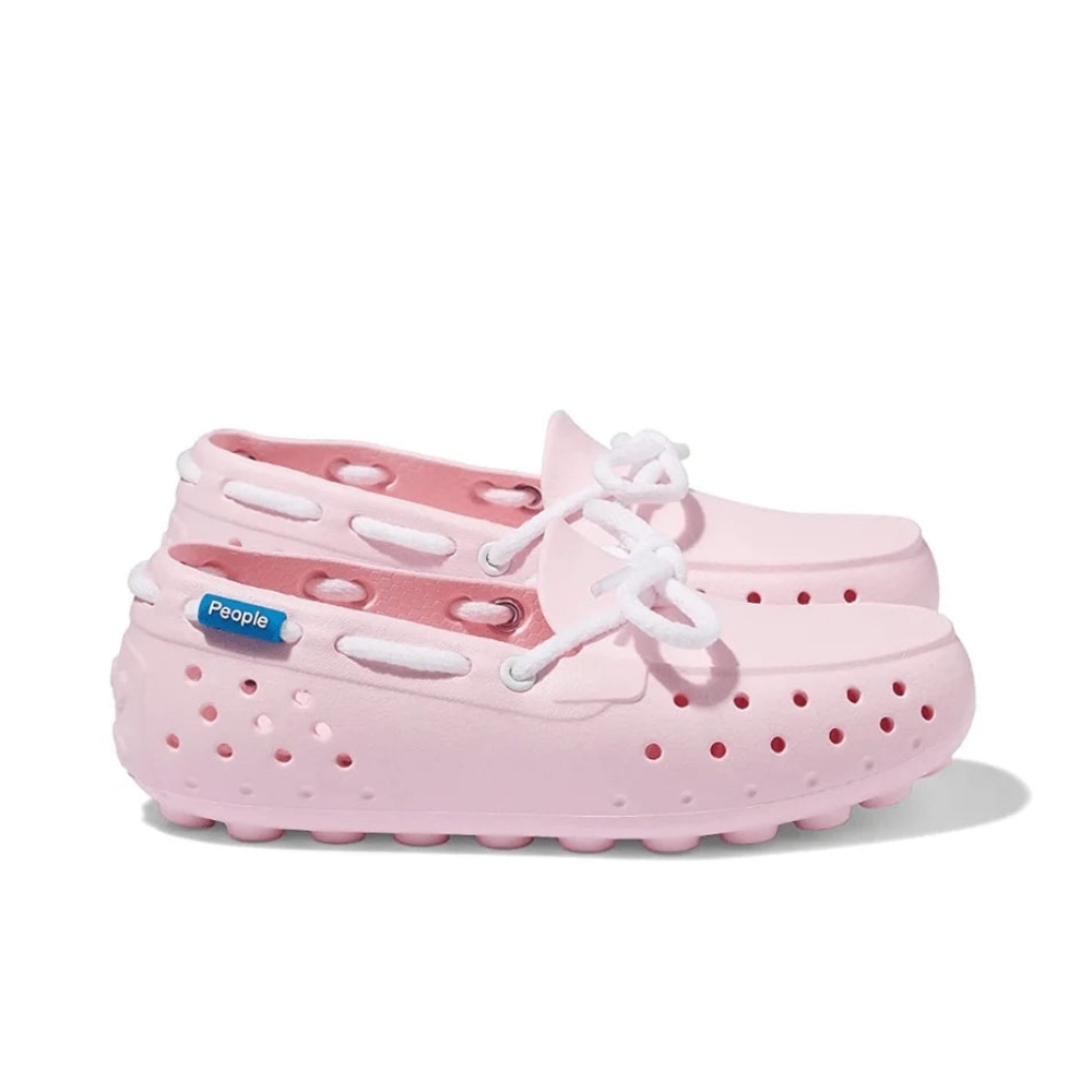 People Kids Pink Water Shoes - Lightweight Slip-On Clog